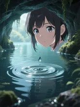 この娘は何をしているのか…