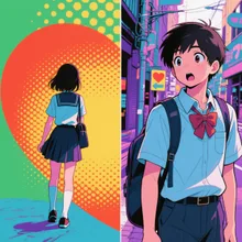 💘運命的一目惚れ💘 (4枚組)