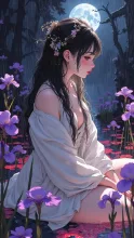 花菖蒲の咲く池·初夏チャレンジ の投稿作品