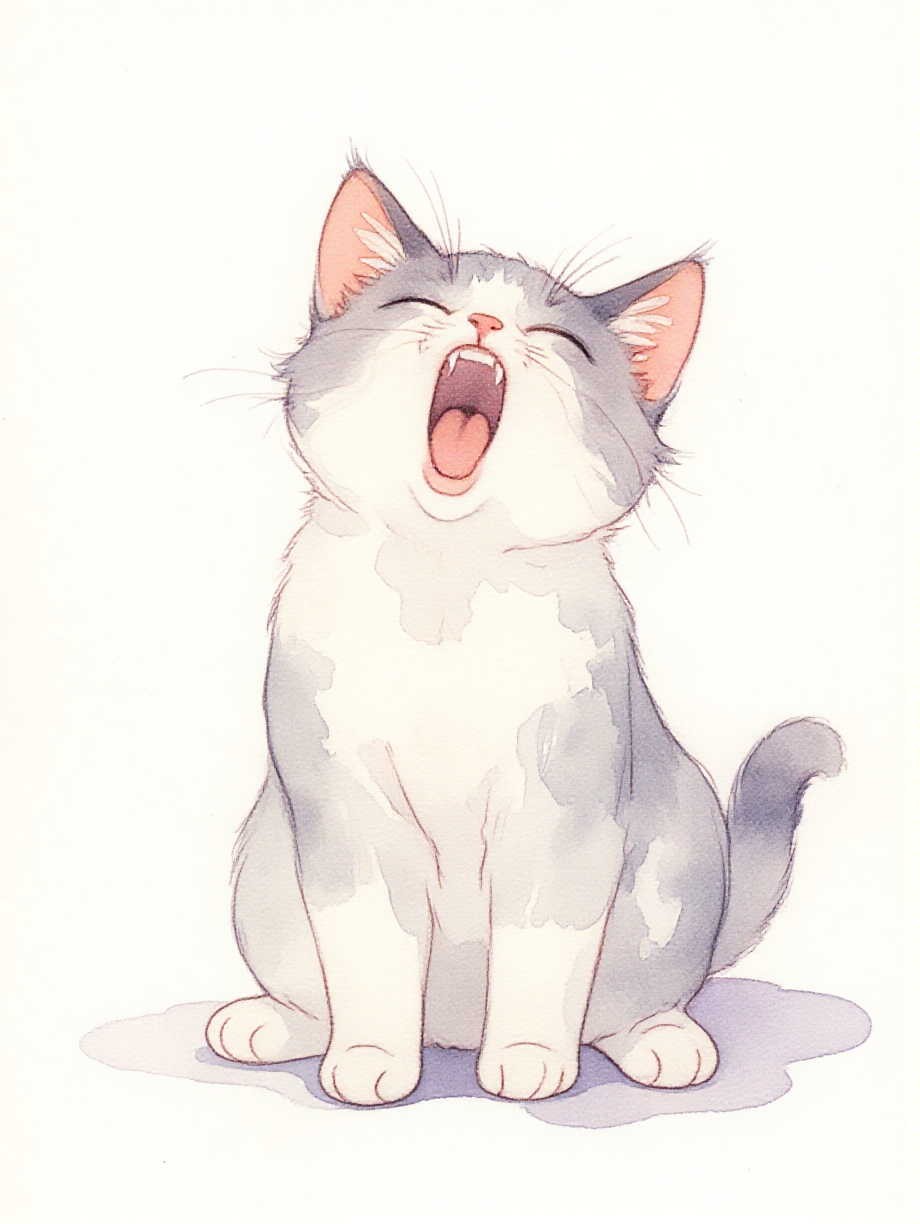 眠たいにゃーーーーん