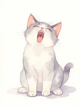 眠たいにゃーーーーん
