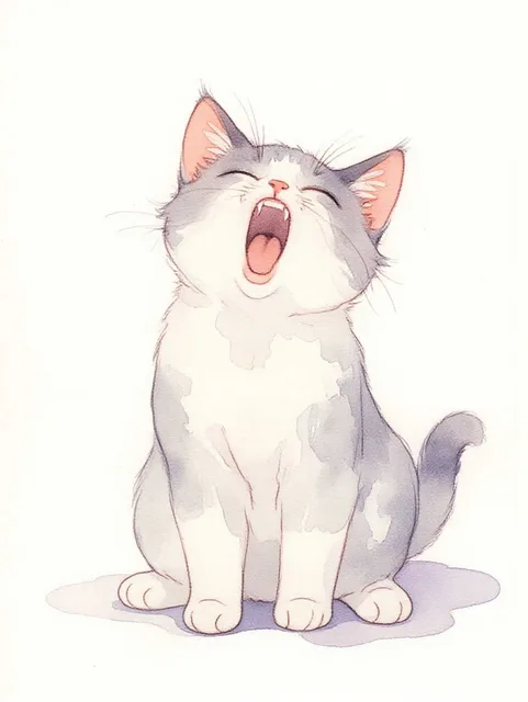 眠たいにゃーーーーん