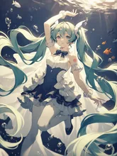 深海少女 — シルヴァさんのAIイラスト