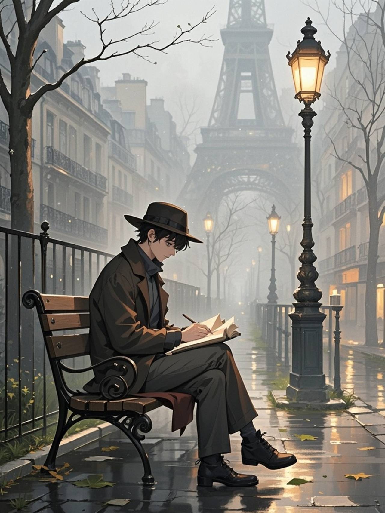 A lonely poet