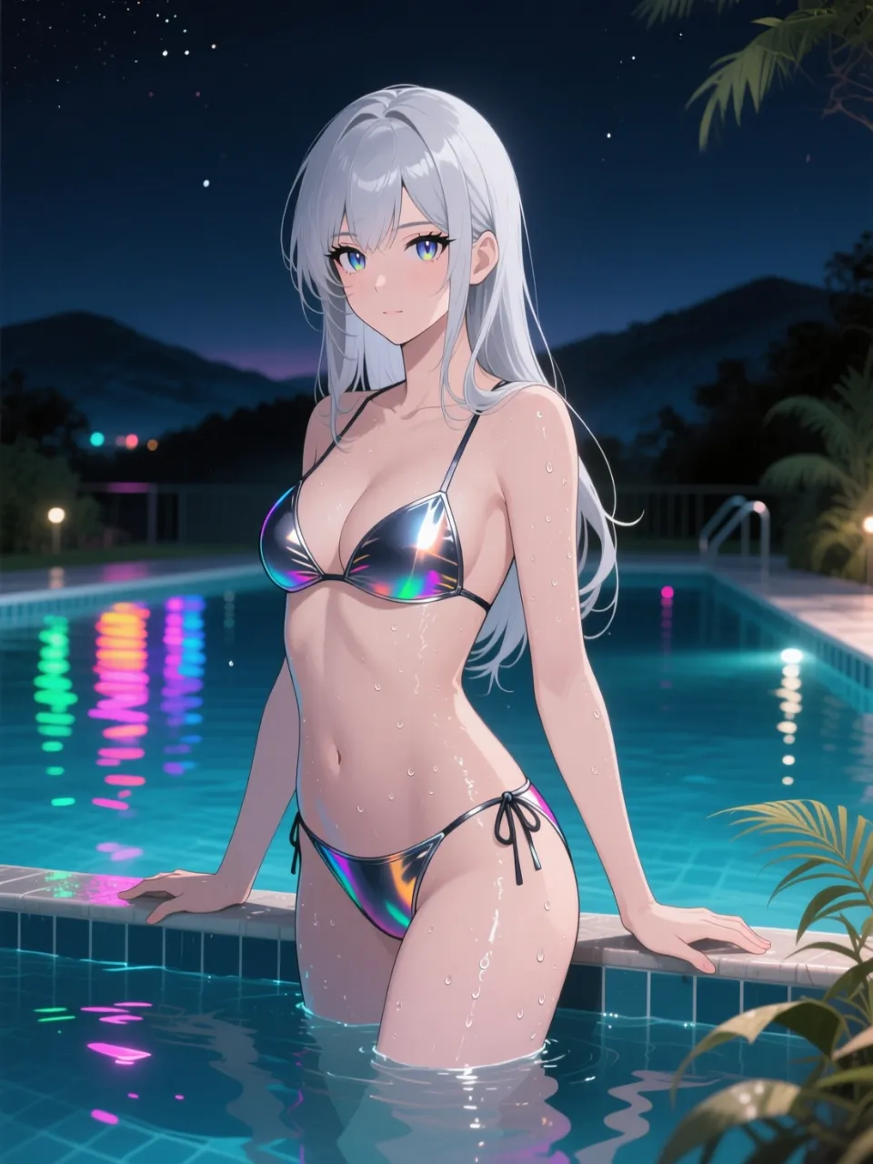 色彩のプリズムに溶ける夜