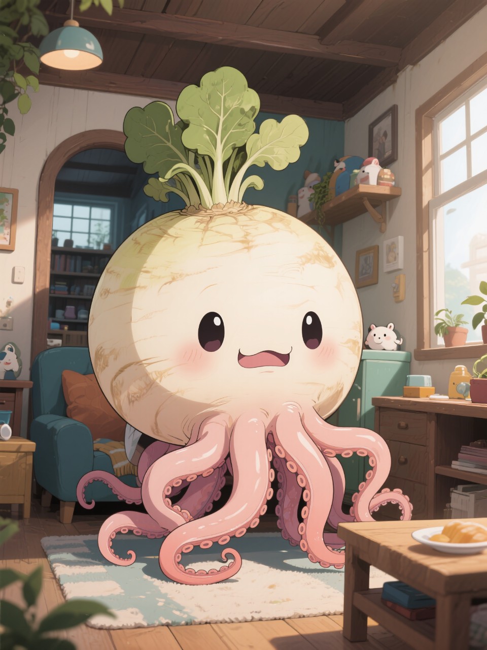 かぶなのかタコなのか — みぃねさんのAIイラスト