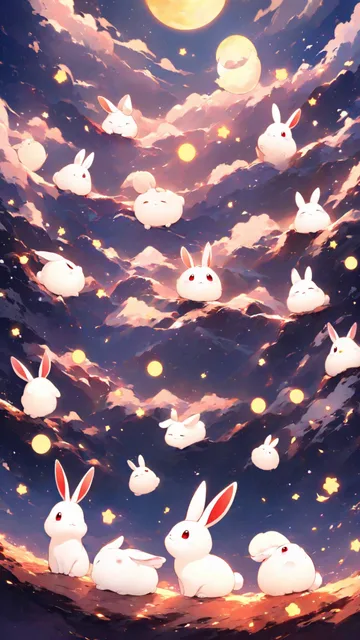 月のウサギ