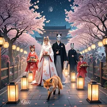 Spring night — 令姉〈Reishi〉さんのAIイラスト