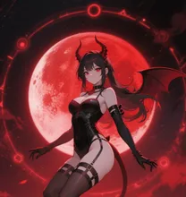 レッドムーン時に出現する悪魔 — 🥀黒薔薇🥀さんのAIイラスト
