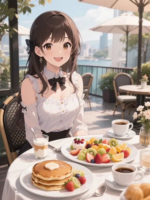 優雅な朝食