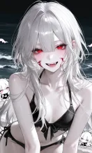 あはは、私のビキニ姿どう？