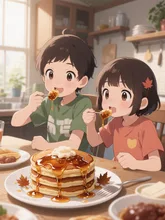 画像生成チャレンジ·パンケーキ の投稿作品