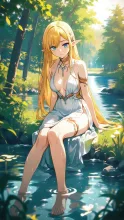 川辺のひととき·今宵チャレンジ の投稿作品