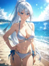 白ビキニ