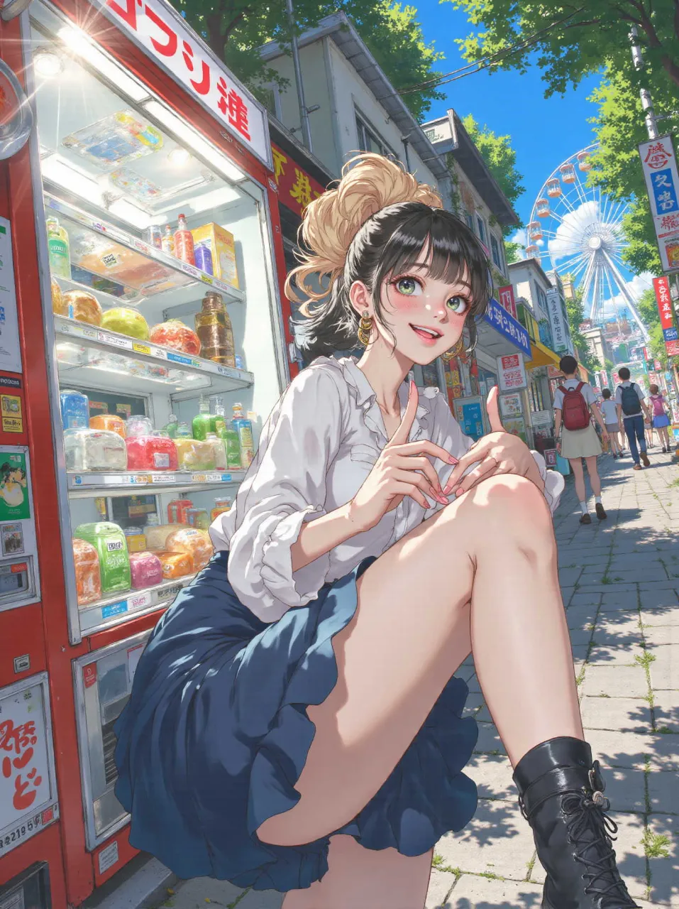 透き通るイラスト