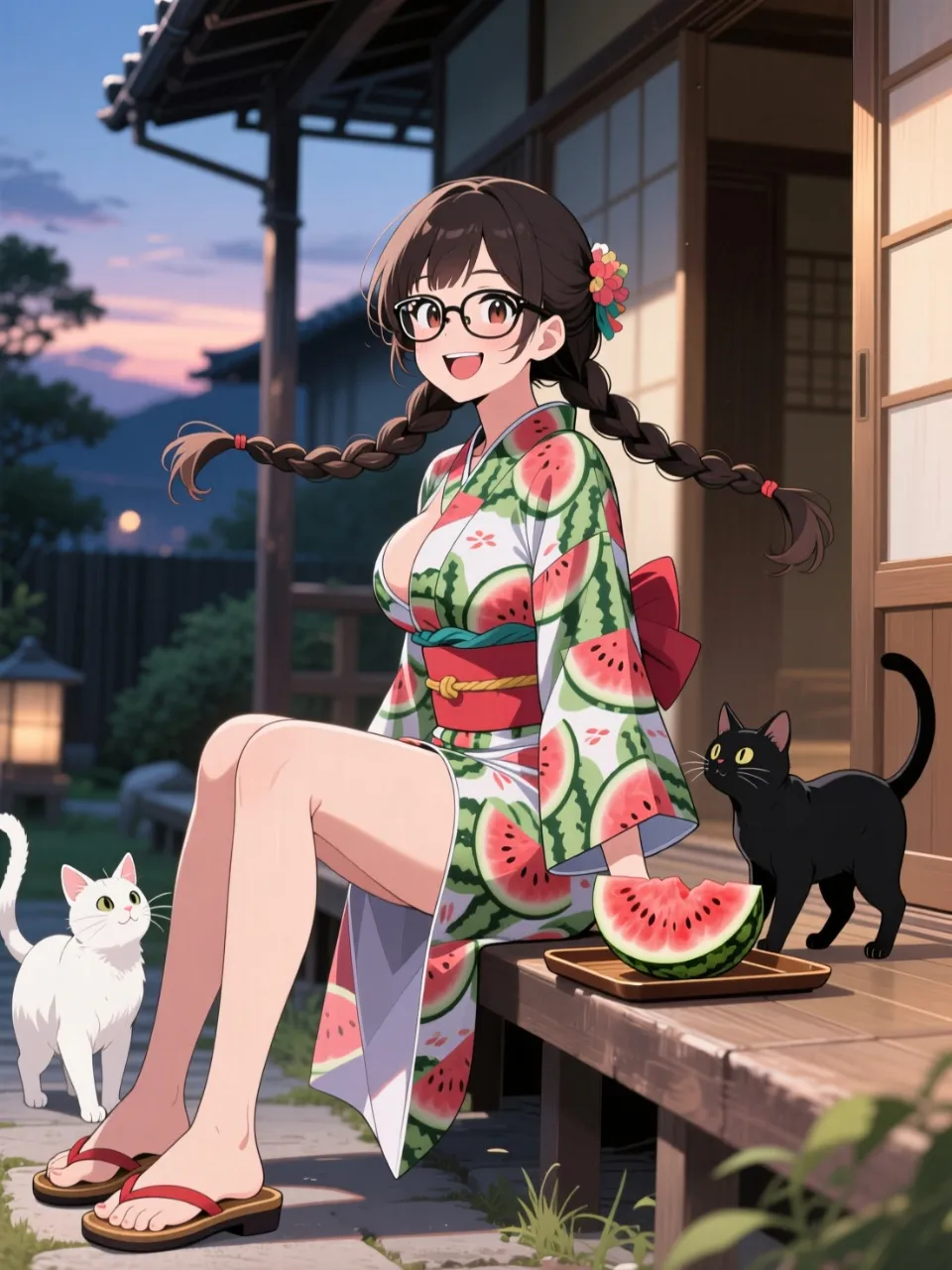 「穂蔵 灯子(ほのぐら とうこ)」の夕涼み
