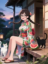 「穂蔵　灯子(ほのぐら　とうこ)」の夕涼み