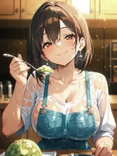 メロンと夏の女性·みずみずしい夏 の投稿作品