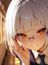 素顔？ダメー見せてあげない — メガネ女子のAIイラスト｜SUPPART