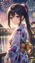 黒髪ポニテ乙女💕綺麗だね💕