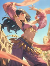 画像生成チャレンジ·舞う少女 の投稿作品