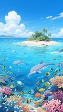 珊瑚の島🌴