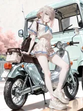 ハンドルが180度😞、でも可愛いので🎶