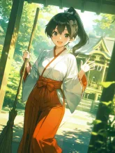 神社と巫女7