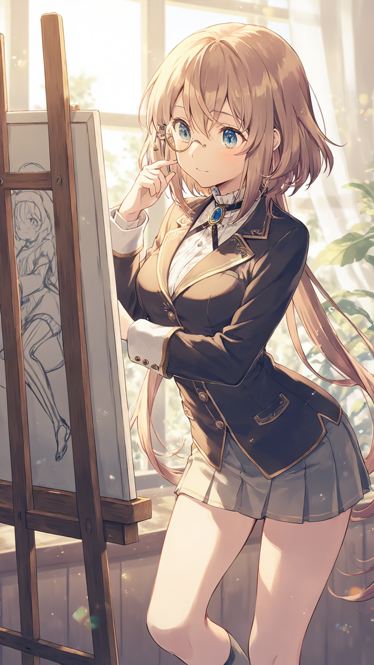 おっちょこちょいな画家