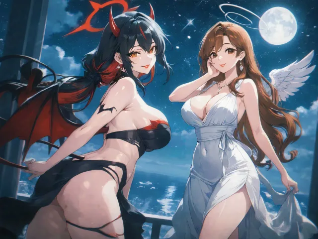 👼🏻と👿