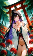 彼岸花の朱·和装がはだけて の投稿作品