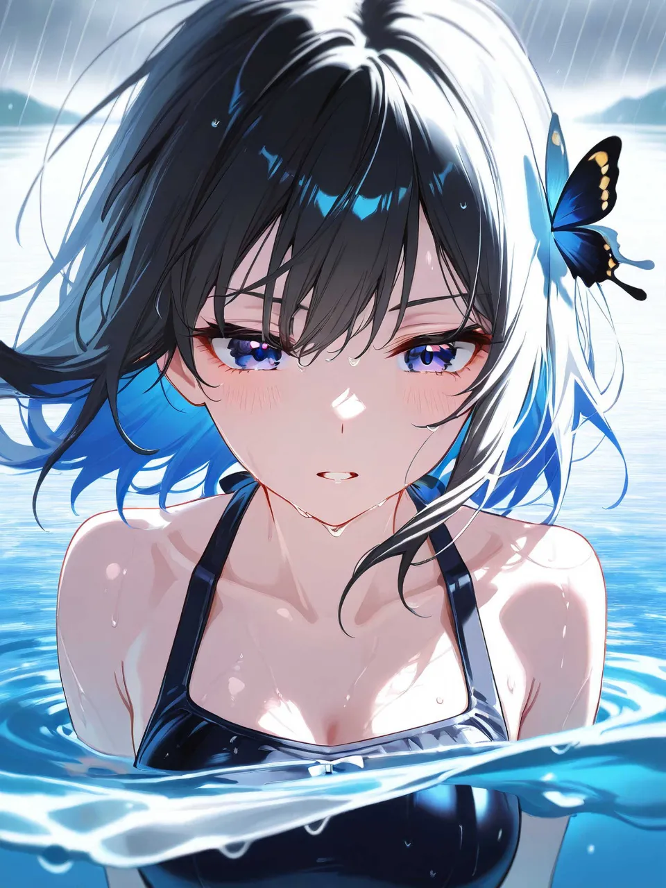 今年の夏は暑いから雪女改め、海女よ — 泥沼さんのAIイラスト