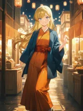 半纏ひとつ·夜市の裏路地 の投稿作品