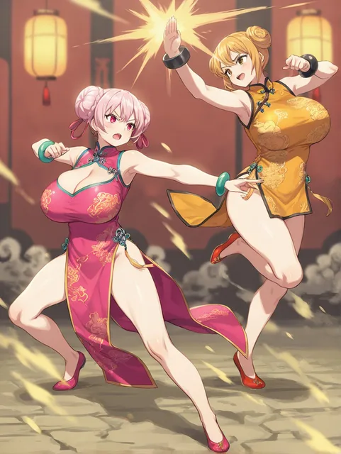格闘中