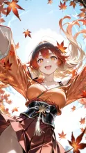 秋の化身·紅葉をまとって の投稿作品