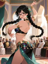 「穂蔵 灯子(ほのぐら とうこ)」のベリーダンス — ベリーダンスイラストのAIイラスト|SUPPART
