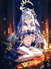 キャンドルと踊り子