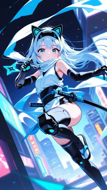 夜の街イラスト