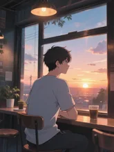 彼女を待つ夕暮れ·今宵チャレンジ の投稿作品