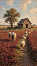 Cranberry field