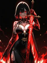 統べ従う者は(解説あり、複数作) — 召喚イラストのAIイラスト|SUPPART