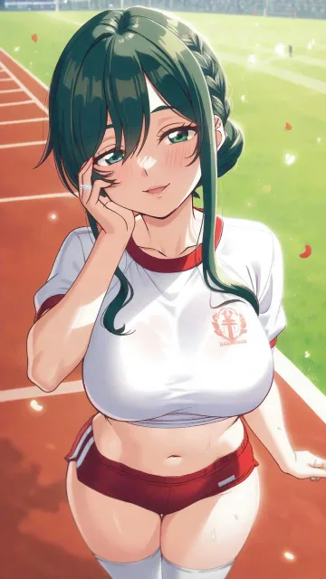 運動できる服が娘の体操着しかなくって(^_^;)