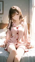 休日はパジャマでゴロゴロ