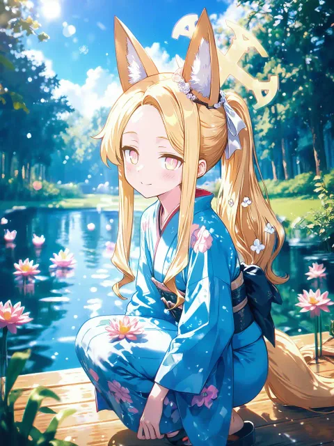 蓮池を眺めて