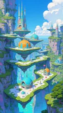 画像生成チャレンジ·建築と自然 の投稿作品