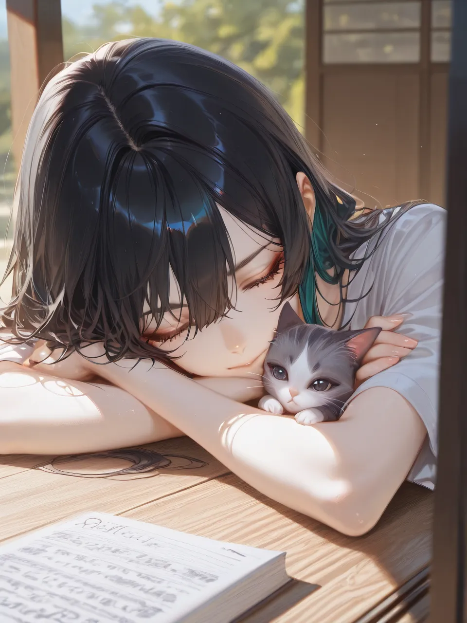 気持ちいいねぇ🎵 — てつさんのAIイラスト