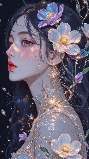 ガラスの花の少女