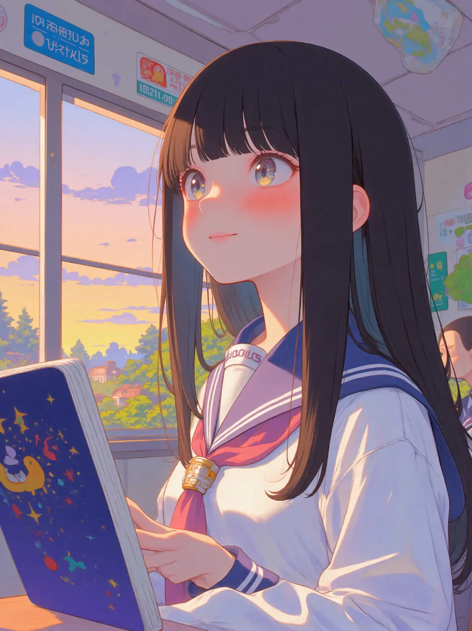 制服 — さばみそ✞꒰ঌ🖤໒꒱✞さんのAIイラスト