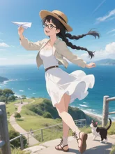 「穂蔵　灯子(ほのぐら　とうこ)」と初夏の風と紙飛行機