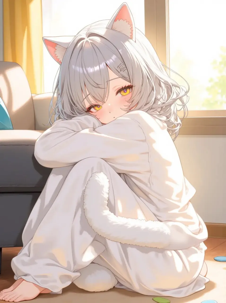透け感のあるアニメ - 犬派 vs 猫派 / マメ